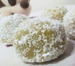 哈密瓜紅豆沙糯米糍 哈密瓜紅豆沙糯米糍