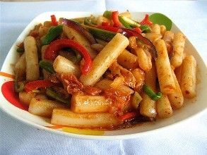 茶樹菇炒年糕 茶樹菇炒年糕