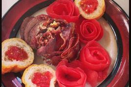 玫瑰花烤豬心 玫瑰花烤豬心