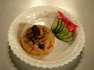 板栗油雞飯 板栗油雞飯