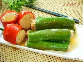 煎釀青紅椒 煎釀青紅椒