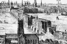 倫敦橋(1616) by Claes Van Visscher