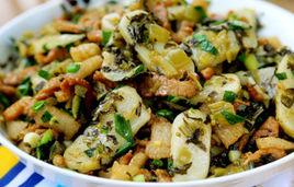 白菜肉絲炒年糕 白菜肉絲炒年糕