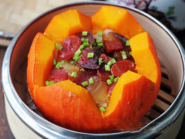 臘肉南瓜盅 臘肉南瓜盅