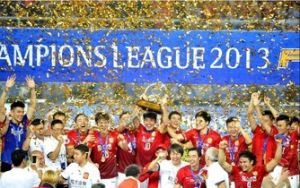 廣州恆大獲得2014賽季亞洲足球俱樂部冠軍聯賽冠軍