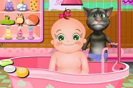 湯姆貓照顧小寶貝 湯姆貓照顧小寶貝