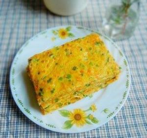 青蒜胡蘿蔔雞蛋餅 青蒜胡蘿蔔雞蛋餅