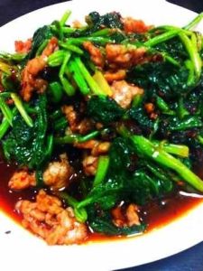 菠菜牛肉條 菠菜牛肉條