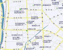 江乾區城區地圖
