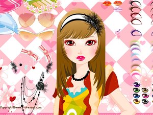 嬌艷女孩化妝 嬌艷女孩化妝