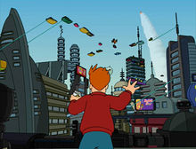 Fry看到新紐約的最初的一瞥