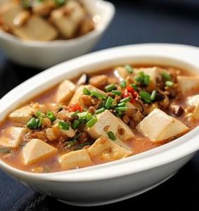 香菇肉末豆腐
