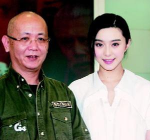 美女范冰冰當前，陳Sir似乎也有點暈了