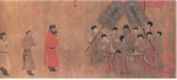 唐朝畫家閻立本的《步輦圖》