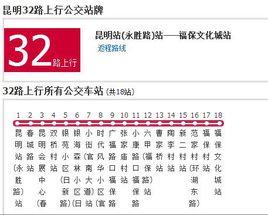 昆明公交32路 昆明公交32路
