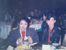 楊子軍與眾明星合影