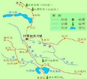 岡仁波齊轉山地圖