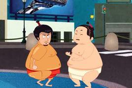 老外玩相撲 老外玩相撲