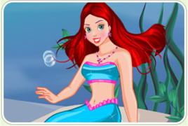 給美人魚化妝 給美人魚化妝