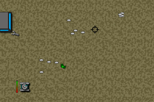 坦克基地防禦遊戲畫面