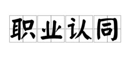 職業認同 職業認同
