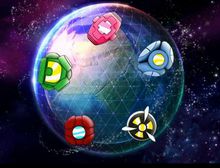 五顆超能機械石