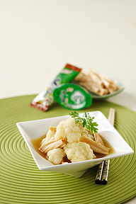 腐竹燜菜花 腐竹燜菜花