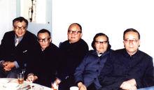 從左至右：馮煥 馮康 馮端 馮慧 葉篤正