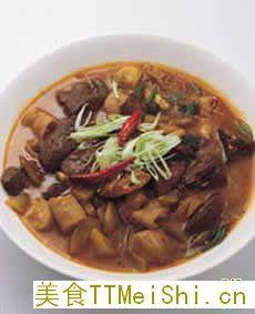 鴨血肥腸煲 鴨血肥腸煲