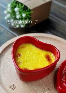 法式桃子布丁