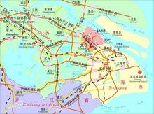 蘇州轄區內最大的港口--太倉港位置圖