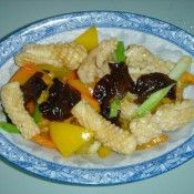 姜蔥爆鮮魷 姜蔥爆鮮魷