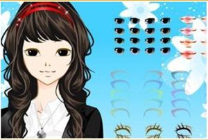 條紋素雅女子 條紋素雅女子