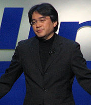 （圖）岩田聰在任天堂的2006年E3發表會上