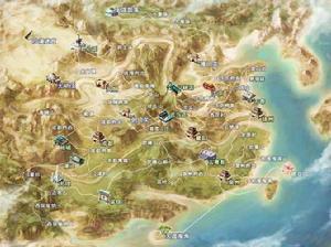 《劍俠情緣OnlineII》世界地圖
