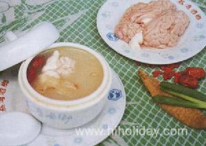 天麻旗參燉羊腦