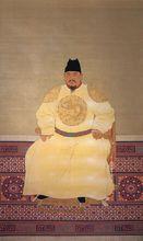 明太祖朱元璋中年畫像