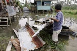 強颱風榴槤襲擊後