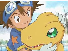 八神太一和亞古獸