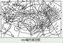 800毫巴高空圖