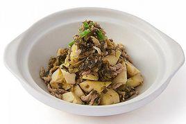 雪菜炒冬筍 雪菜炒冬筍