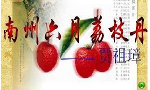 《南州六月荔枝丹》
