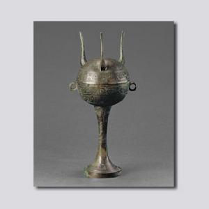 三角雲雷紋高足豆