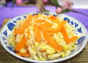 雞心椰菜炒胡蘿蔔