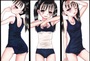 古早式死庫水的背面（左），內襯（中），正面（右）效果圖