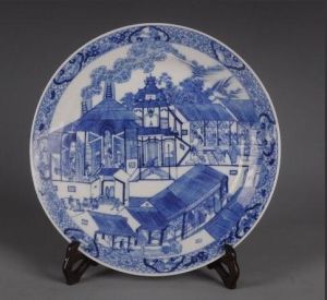 青花制瓷圖盤 青花制瓷圖盤