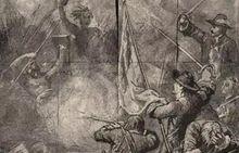 陷入短兵相接的荷蘭火槍手