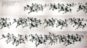 《百駿圖》 史上最長畫馬長卷