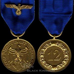 陸軍或海軍12年長期服役獎章