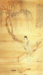 清費以耕撲蝶圖 清費以耕撲蝶圖